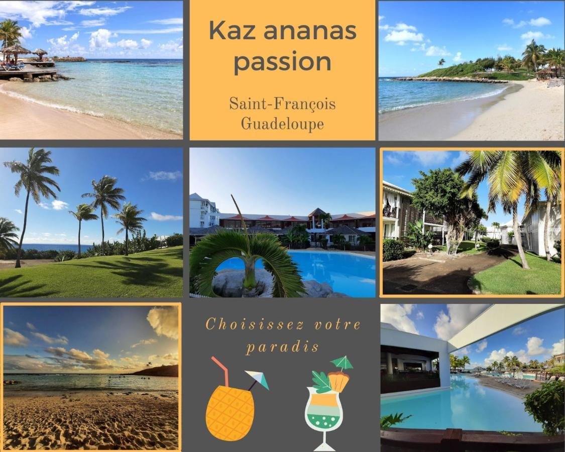 F3 _ Kaz Ananas Passion Au Manganao Apartman Saint-Francois  Kültér fotó